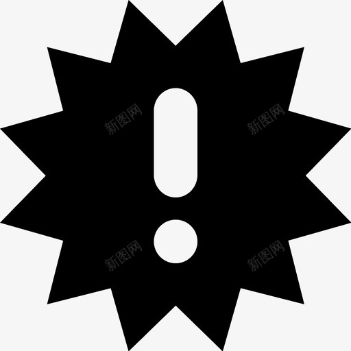 感叹号奇迹不可思议图标svg_新图网 https://ixintu.com 不可思议 兴奋 危险 哇 奇迹 惊讶 感叹号 注意 电子商务基本图标 警报 错误
