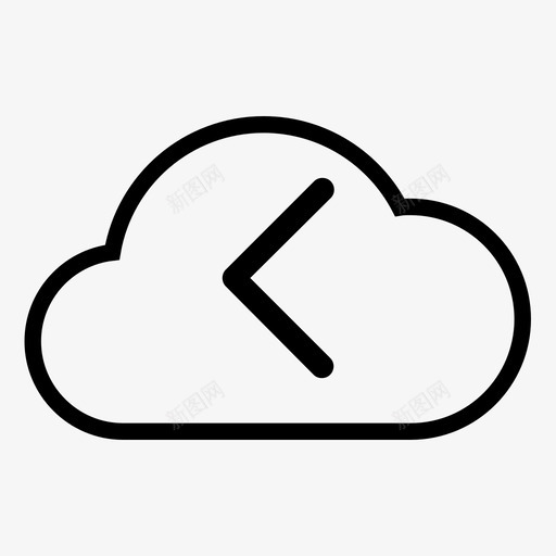 左箭头左箭头上一个导航图标svg_新图网 https://ixintu.com 左箭头 左箭头上一个导航