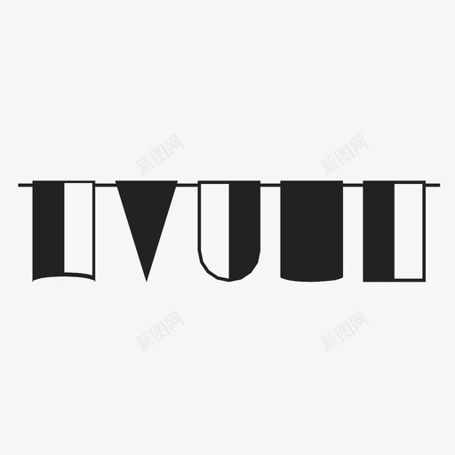 旗帜装饰展示图标svg_新图网 https://ixintu.com 展示 旗帜 装饰