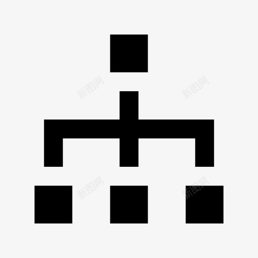 层次结构互联网材料标图标svg_新图网 https://ixintu.com 互联网材料设计图标 层次结构