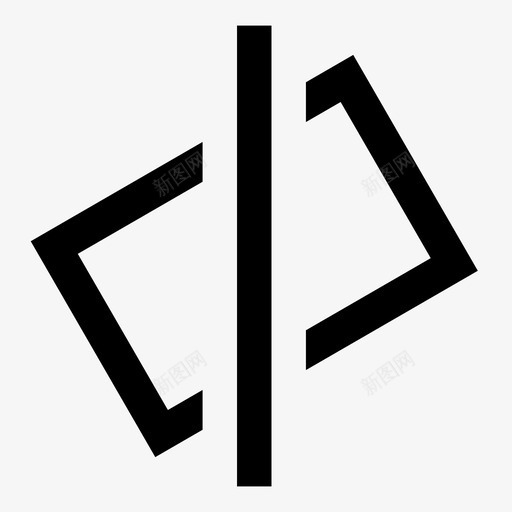 垂直旋转垃圾箱切片图标svg_新图网 https://ixintu.com 中心轴 位置 切片 垂直旋转 垃圾箱 对象位置 对齐 已删除文件 方向 无邮件