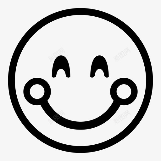 快乐表情符号图像图标svg_新图网 https://ixintu.com 图像 微笑 快乐 笑脸 表情符号