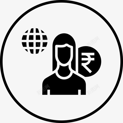 全球财务薪资否图标svg_新图网 https://ixintu.com 企业 企业融资回合稳健 全球财务 否 员工 大胆 女性 已售出 持有 薪资 黄金