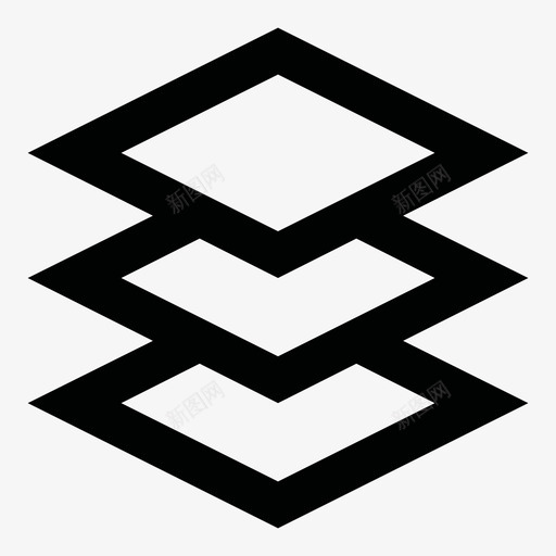 图层堆叠板材图标svg_新图网 https://ixintu.com 图层 堆叠 层 排列 有用图标和图形 板材 涂层 表面 覆盖