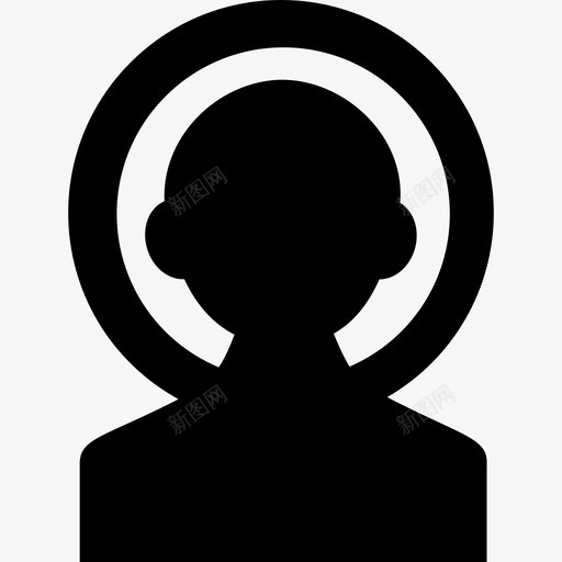 宇航员人外太空图标svg_新图网 https://ixintu.com 人 外太空 宇航员