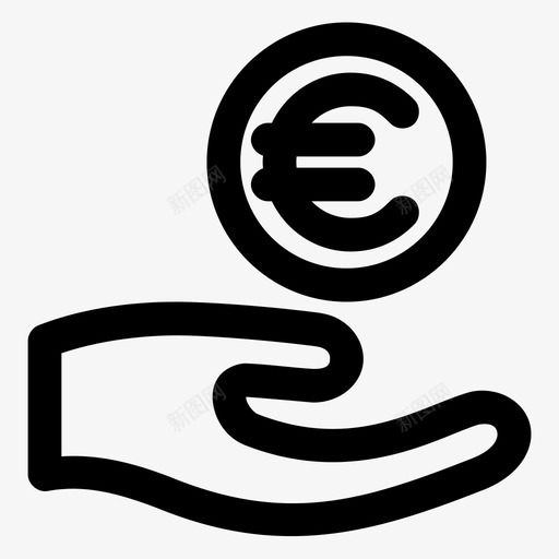 欧元捐款简历信息图标svg_新图网 https://ixintu.com 信息 占星术 慈善 捐款 捐赠 欧元捐款 点击 签名 简历 著名图标加粗