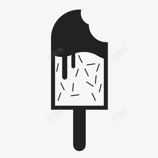 冰棒顶部夏季图标svg_新图网 https://ixintu.com 冰棒 冷冻 加 夏季 工会 指示 支票 新 甜点 顶部 食品