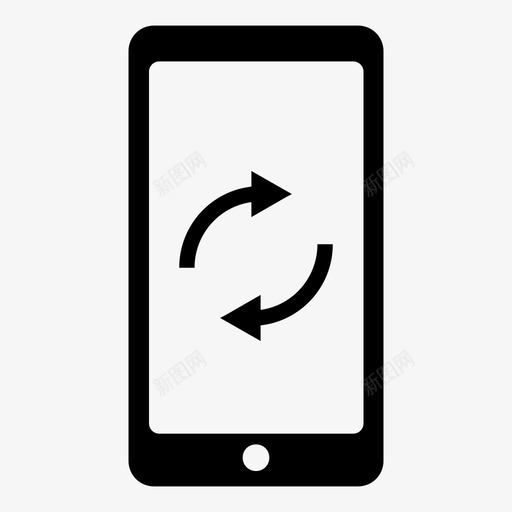 移动同步连接手机wifi图标svg_新图网 https://ixintu.com wifi 共享 同步 同步手机 文件 更新手机 更新手机同步手机连接手机 移动同步 连接手机