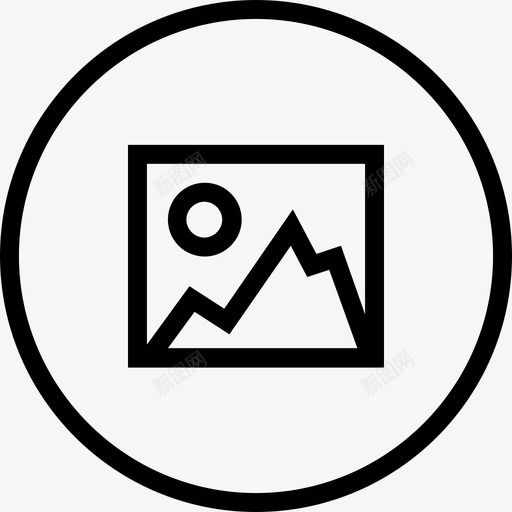 图像板圆圈图标svg_新图网 https://ixintu.com 图像 图片 圆圈 圆形 媒体 板 照片