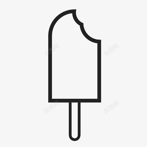 冰淇淋夏天冰激凌图标svg_新图网 https://ixintu.com 冰淇淋 冰激凌 冰镇 冷冻酸奶 夏天 甜点 食物 香草