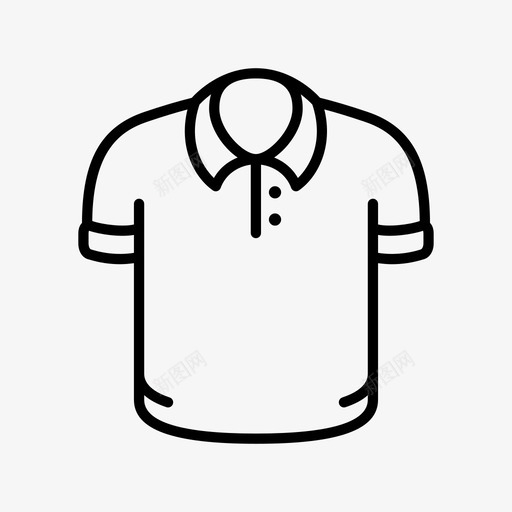 马球衫t恤运动服图标svg_新图网 https://ixintu.com t恤 已售 持有 无 粗体 网球 衣服 运动和健身 运动服 马球衫 黄金