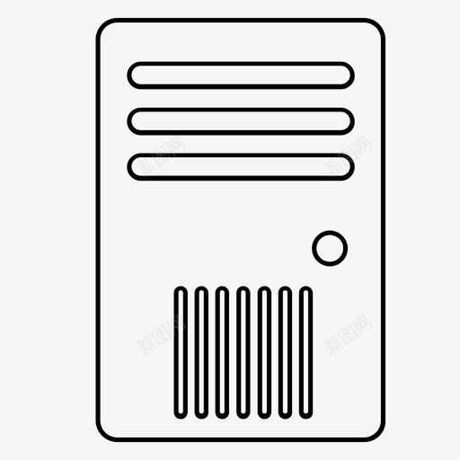 服务器nope网络图标svg_新图网 https://ixintu.com gold hold nope 主机 已售 数字标牌 服务器 粗体 网络 计算机