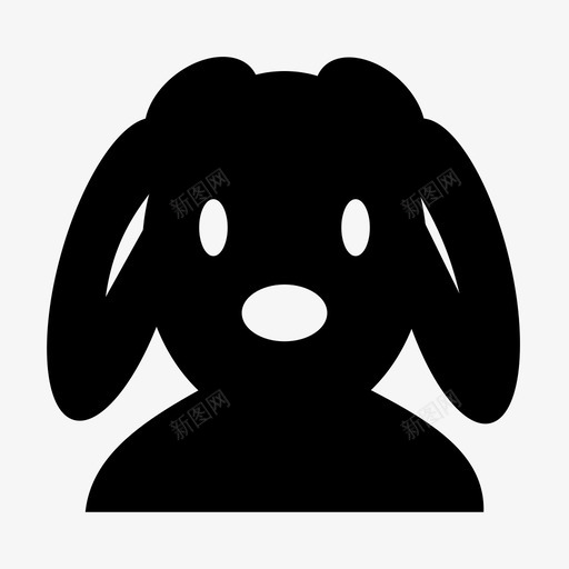 复活节兔复活节图标svg_新图网 https://ixintu.com 复活节 复活节兔