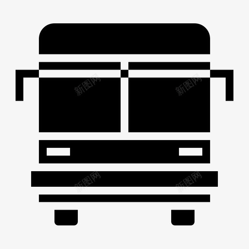 巴士交通学校图标svg_新图网 https://ixintu.com 交通 公共 删除 加上 多 学校 巴士 新 旅行和酒店固体 车辆