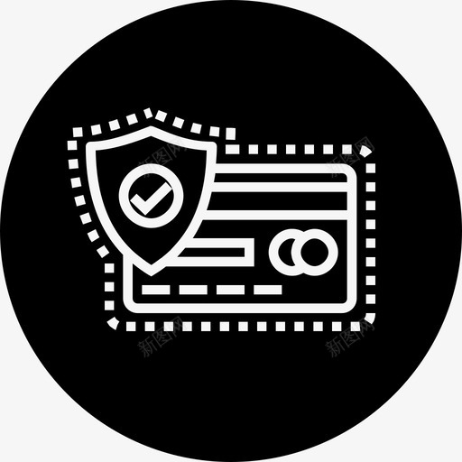 安全交易电子商务圆线差图标svg_新图网 https://ixintu.com 安全交易 电子商务圆线差