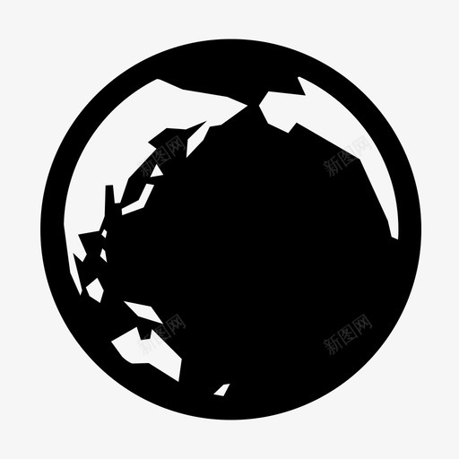 世界海洋移除图标svg_新图网 https://ixintu.com 世界 信号 删除 加上 地球 太平洋 检查 污染圈 海洋 移除