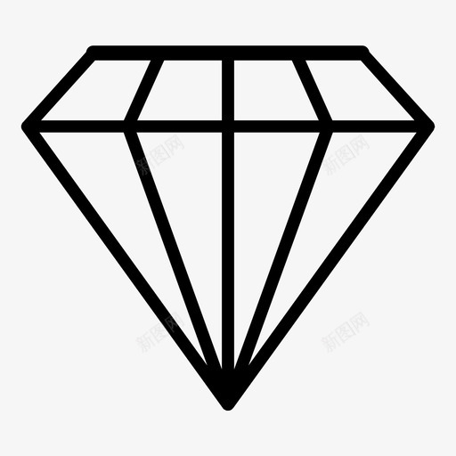 奢华锐利珍贵图标svg_新图网 https://ixintu.com 出售 否 大胆 奢华 持有 珍贵 珠宝 钻石 锐利 黄金