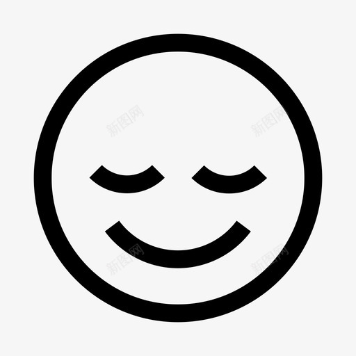 谦虚笑脸表示图标svg_新图网 https://ixintu.com facebook 删减 删除 向前 添加 温柔 笑脸 脸 表示 谦虚