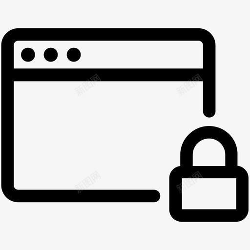 安全保护密码图标svg_新图网 https://ixintu.com 保护 加密 安全 密码 技术线图标 数据 网页 锁