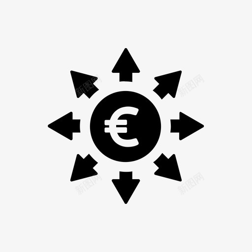 投资海外共同基金图标svg_新图网 https://ixintu.com 共同基金 商业小卷2 基金 投资 接收 海外 给予 货币 金融 高风险