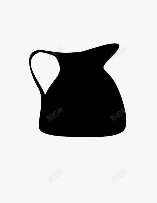 简易壶咖啡茶图标svg_新图网 https://ixintu.com 咖啡茶 简易壶