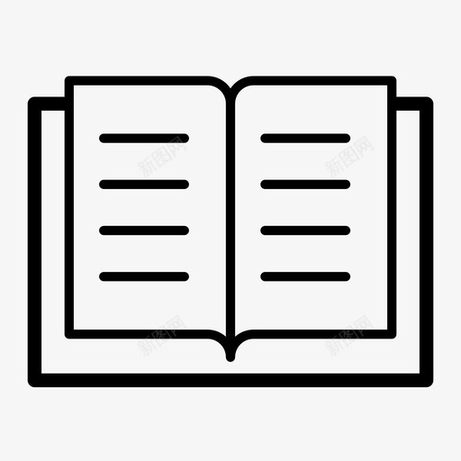 书教育科学图标svg_新图网 https://ixintu.com 书 教育科学