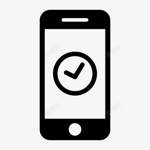 移动复选标记上载完成计时器图标svg_新图网 https://ixintu.com 上载完成 下载完成 手表 时间表 电话时钟 移动复选标记 移动收集1 计时器 闹钟