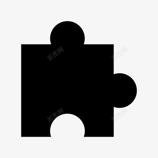拼图连接装配图标svg_新图网 https://ixintu.com 拼图 数据存储材料设计图标 求解 组合 装配 连接