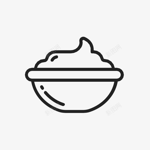 碟子餐食蛋黄酱图标svg_新图网 https://ixintu.com 番茄酱 碟子 菜肴 蛋黄酱 调味品 配菜 食物 餐食