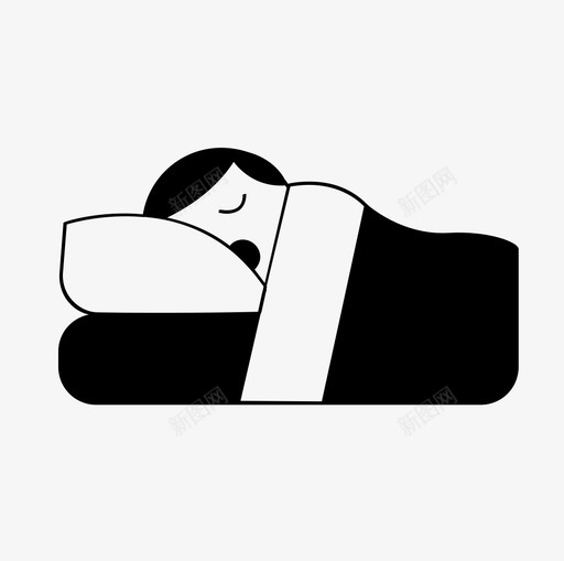 睡觉穿衣服做梦图标svg_新图网 https://ixintu.com 休息 做梦 打鼾 睡觉 穿衣服 豪华招待