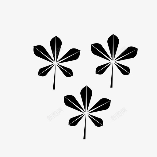 叶子树叶树叶树图标svg_新图网 https://ixintu.com 叶子 树叶树叶树