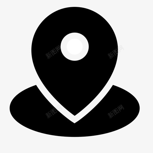 位置社交应用程序用户界面图标svg_新图网 https://ixintu.com 位置 社交应用程序用户界面