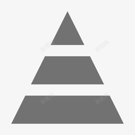 金字塔团队合作材料标图标svg_新图网 https://ixintu.com 团队合作材料设计图标 金字塔
