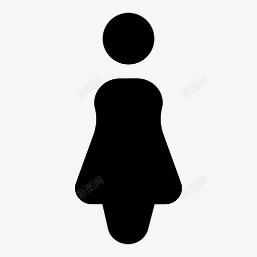 女人妻子厕所图标svg_新图网 https://ixintu.com hold 不 卖的 厕所 女人 女孩 女性 妻子 建筑标志填充粗体 粗体 黄金