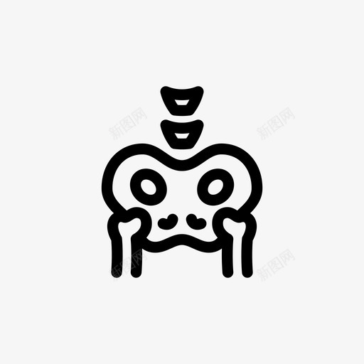 骨骼肋骨放射学图标svg_新图网 https://ixintu.com 人体 保健 放射学 肋骨 胸骨 脊柱 钙 骨盆 骨骼