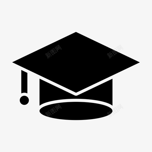 砂浆板学校毕业帽图标svg_新图网 https://ixintu.com 大学 学习 学位 学历 学校 校友 毕业帽 毕业生 流行图标集字形 砂浆板 结业 认证