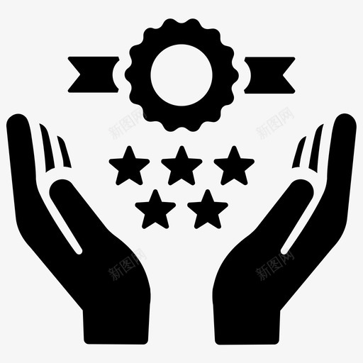 质量标准评级图标svg_新图网 https://ixintu.com 奖杯 奖项 徽章 成就 标准 溢价 目标 证书 评级 质量