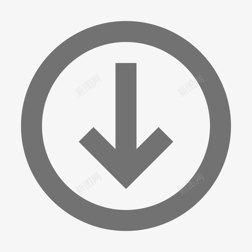 向下箭头购物和零售材料标图标svg_新图网 https://ixintu.com 向下箭头 购物和零售材料设计图标