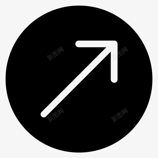 右上上载右上箭头图标svg_新图网 https://ixintu.com 上载 右上 右上箭头 右箭头 右角箭头 对齐 方向 点 移动 角箭头上载右上角箭头右上箭头