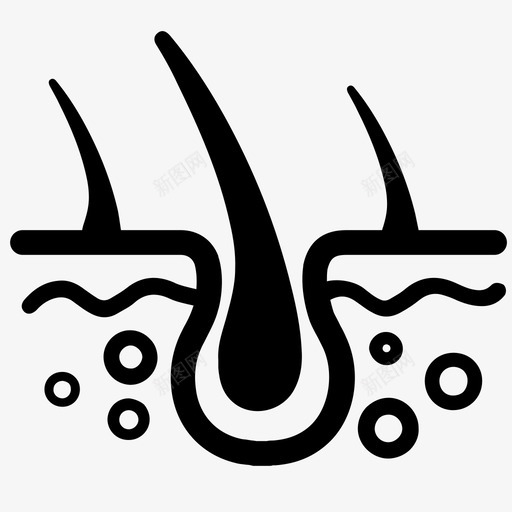 皮肤乳液人图标svg_新图网 https://ixintu.com 乳液 人 剃须 头 头发 毛囊 生物 皮肤 身体 面部身体女性