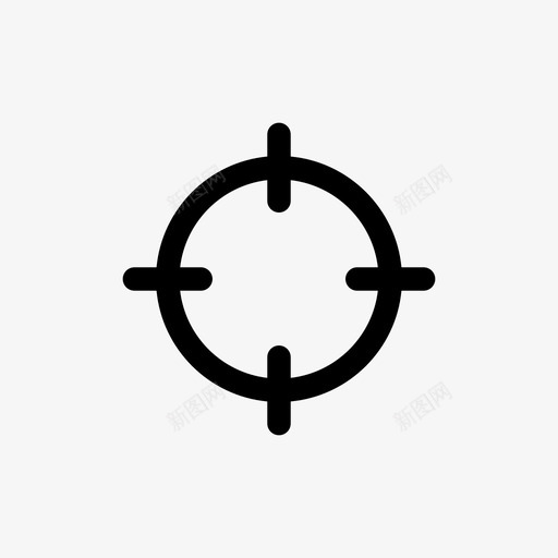 目标镜头派图标svg_新图网 https://ixintu.com 指示 放大 时尚 本地化 材料 标记 派 目标 粘粘 补充 镜头