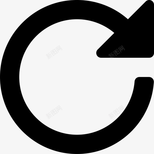 重放旋转重置图标svg_新图网 https://ixintu.com 信号 删除 多个 循环 旋转 标记 移除 联通 重放 重新加载 重置
