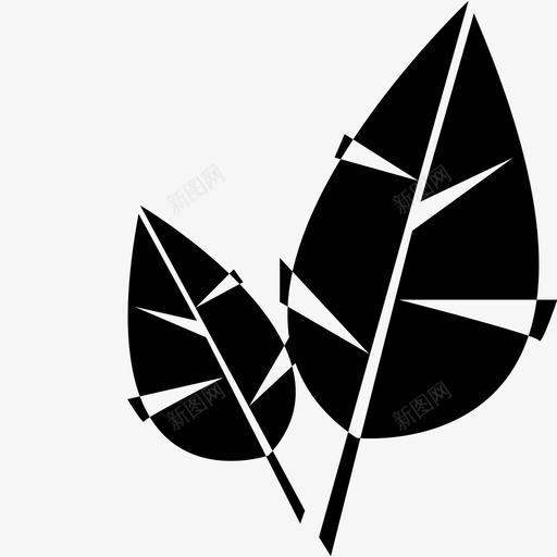 树叶秋天树枝图标svg_新图网 https://ixintu.com 树叶 树木 树枝 秋天 红色 绿色 自然 黄色