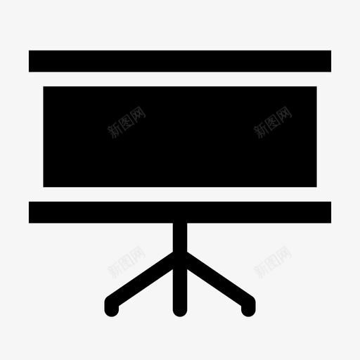 演示屏幕投影面白板图标svg_新图网 https://ixintu.com 字形 屏幕投影仪 投影屏幕 投影面 显示器 演示屏幕 电影查看器 白板 透明屏幕