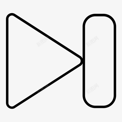 下一步曲目跳过图标svg_新图网 https://ixintu.com 下一步 下一步按钮 前进 功能 媒体 播放下一步按钮 曲目 电影 章节 视频 跳过