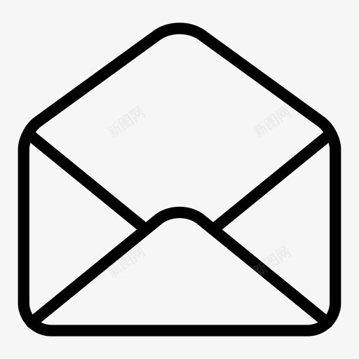 打开信封邮件忽略图标svg_新图网 https://ixintu.com 删除 加上 另一个 忽略 打开信封 检查 用户界面大纲 电子邮件 邮件