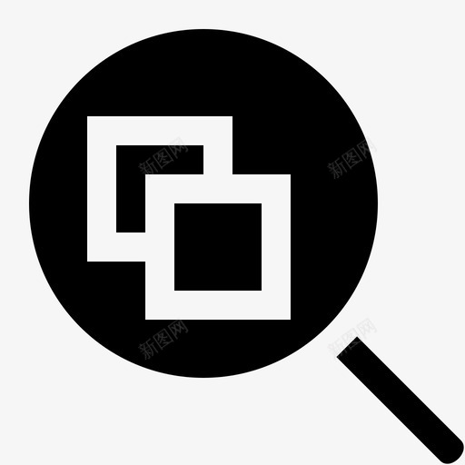 搜索缩放窗口图标svg_新图网 https://ixintu.com 对象 搜索 放大 文件 查找 标识 窗口 编辑器用户界面vol1solid 缩放 选择