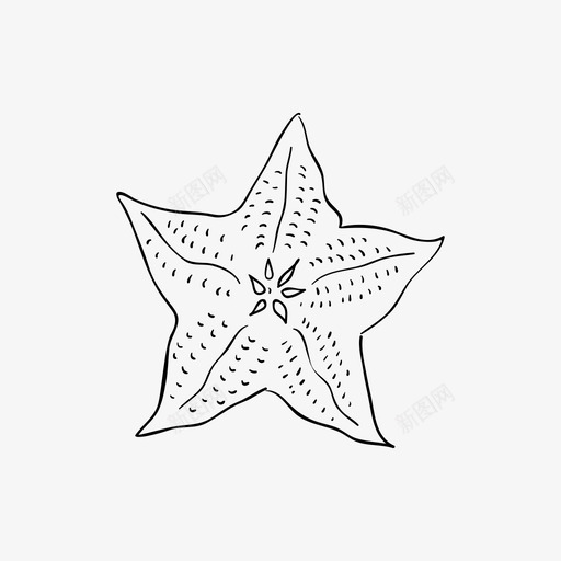 星果文章杨桃图标svg_新图网 https://ixintu.com 对象 文章 新鲜蔬菜 星果 材料 杨桃 杨桃切片 芋头鱼 项目 食品