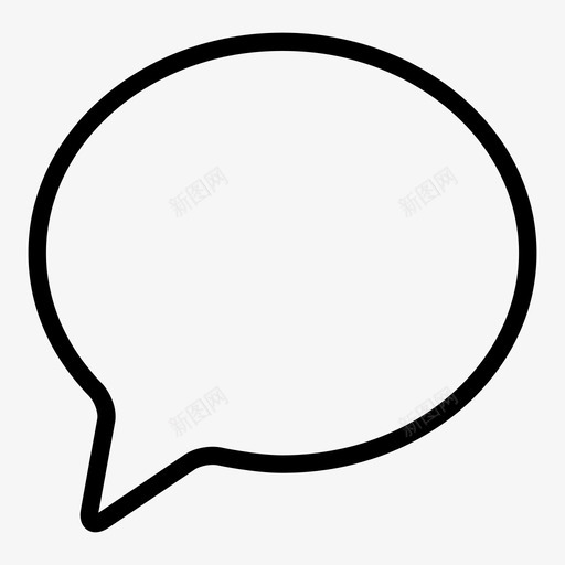 语音气泡短信符号图标svg_新图网 https://ixintu.com 删减 另一个 消息 添加 瘦轮廓用户界面 短信 符号 聊天 语音气泡 转发