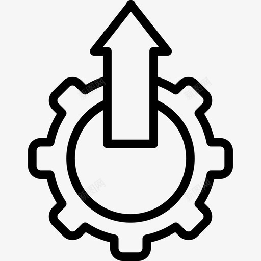 圆中带上箭头的设置符号接口seopack图标svg_新图网 https://ixintu.com seopack 圆中带上箭头的设置符号 接口